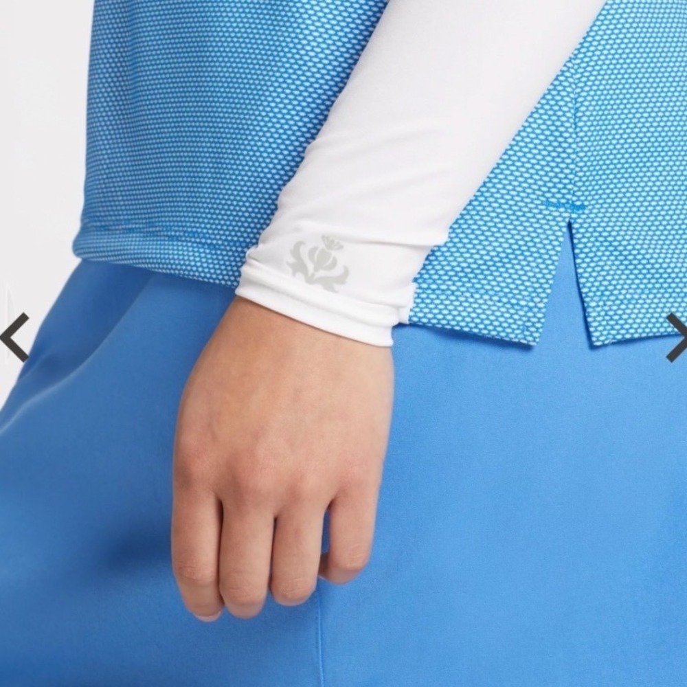 Lady Hagen Large/XL Sun Arm Sleeves‎ White UPF 50 Moisture Wicking  LHA15959